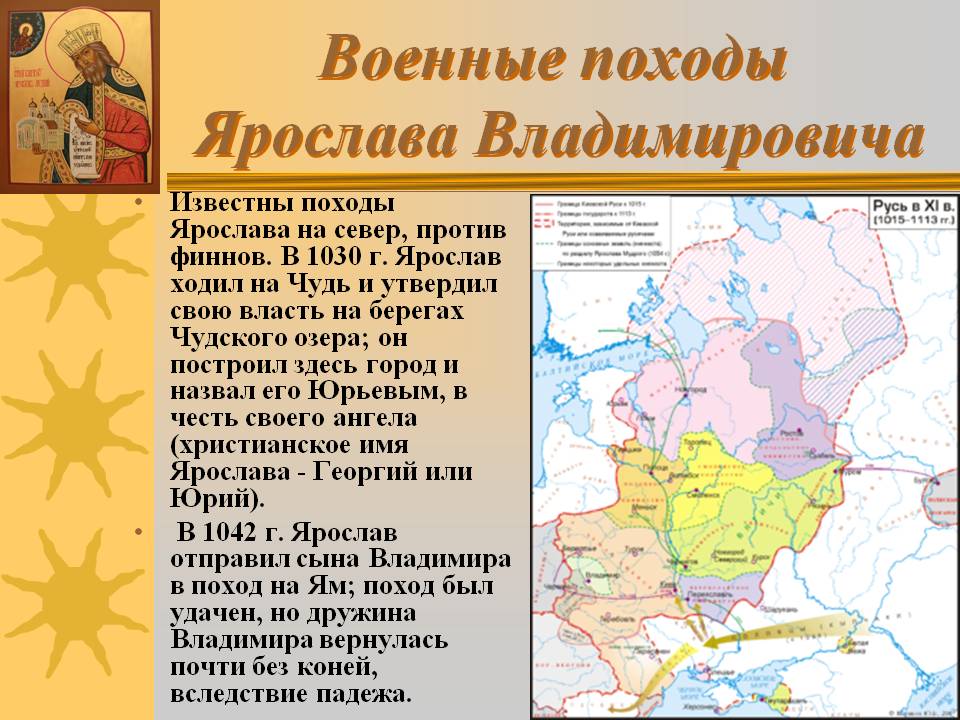 Военные походы Ярослава Владимировича
