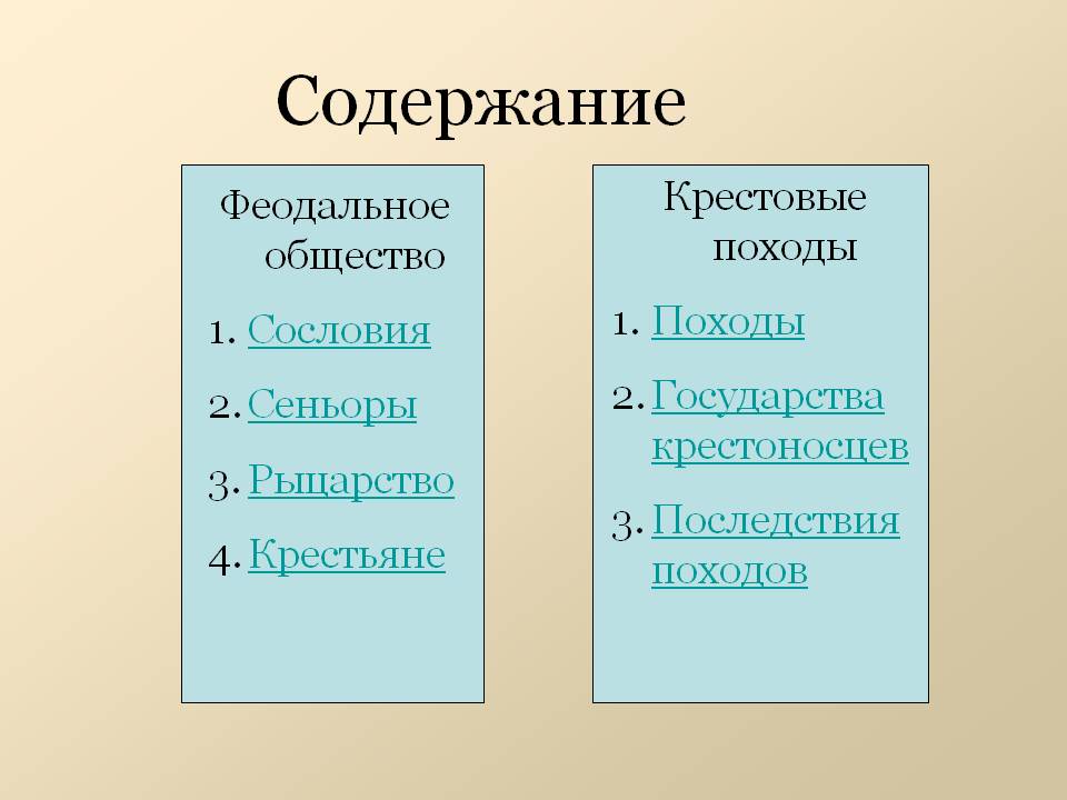 Содержание