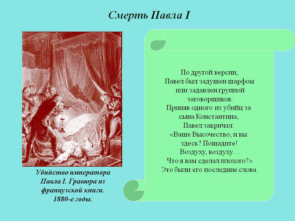 Смерть Павла I