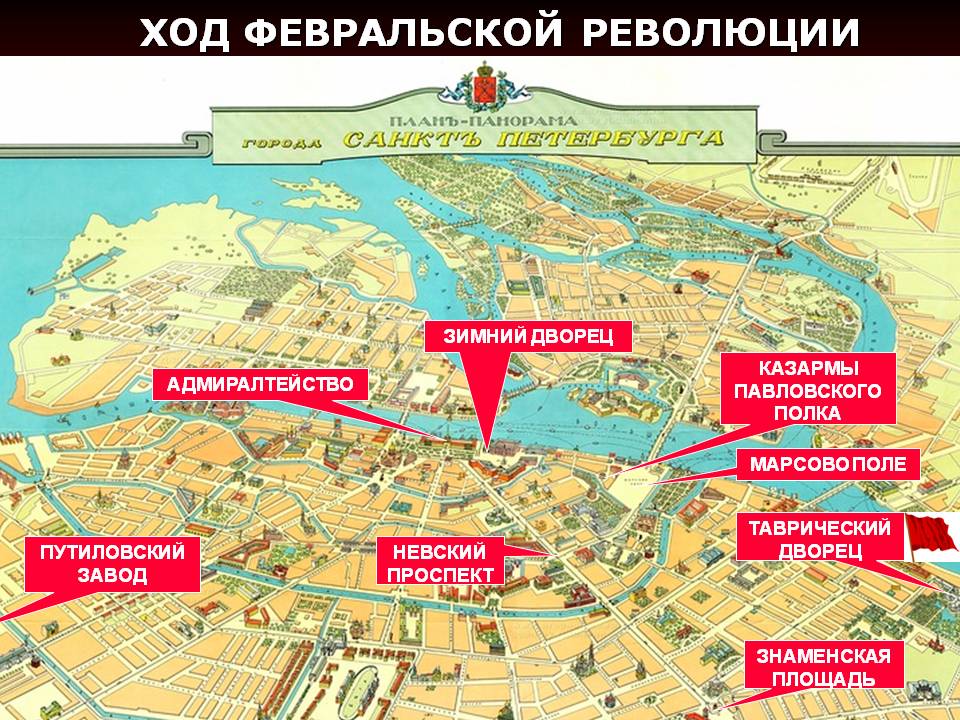 Ход февральской революции