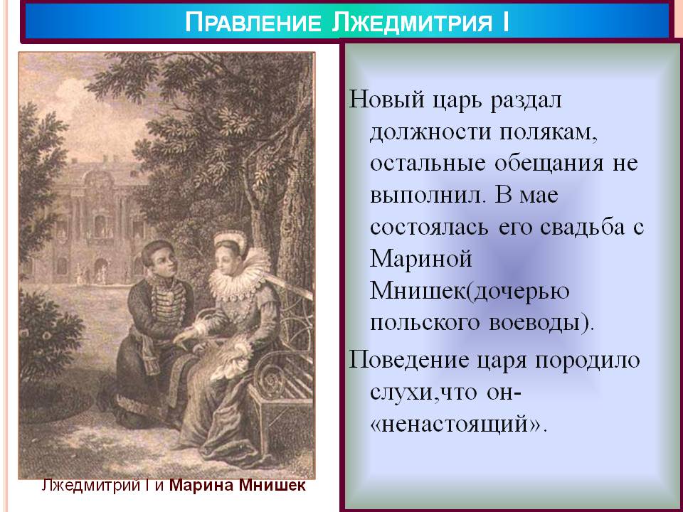 Правление Лжедмитрия I