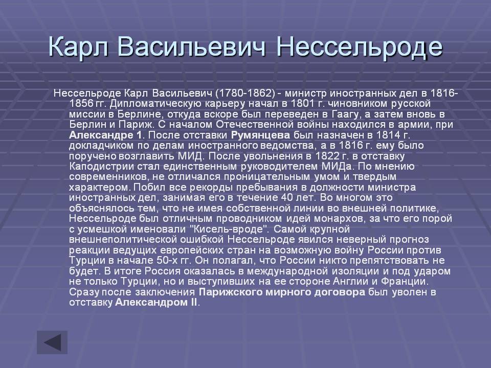Карл Васильевич Нессельроде