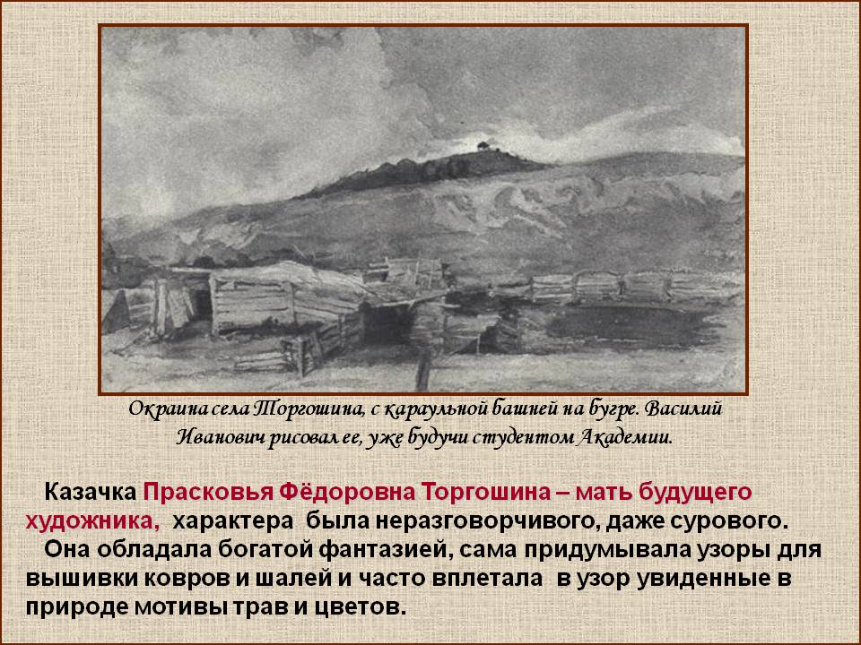 Окраина села Торгошина