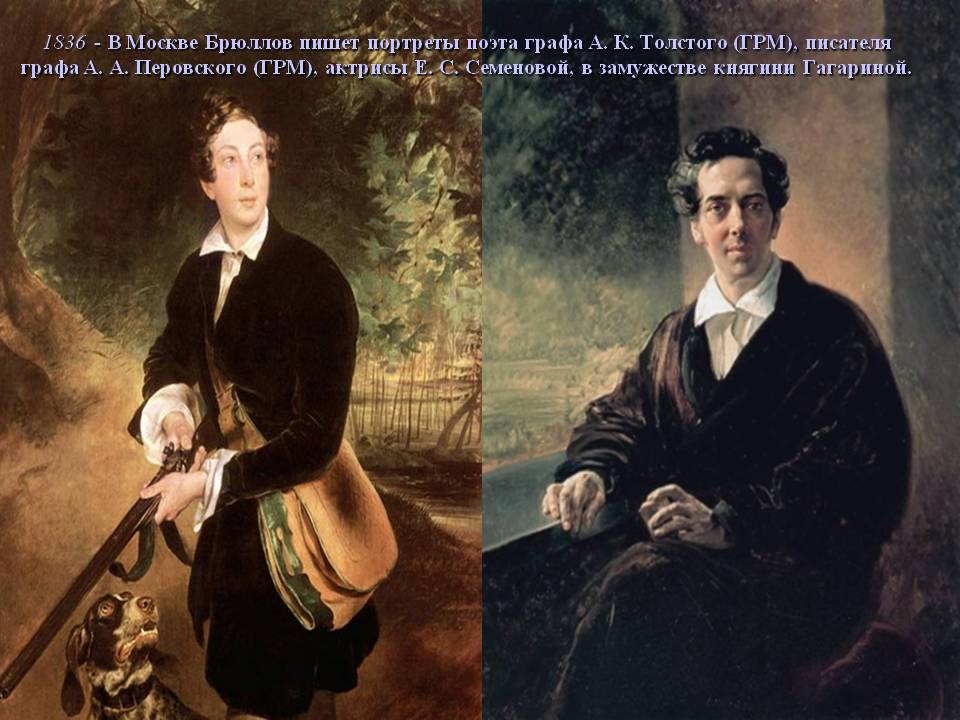 Портреты поэта графа А. К. Толстого