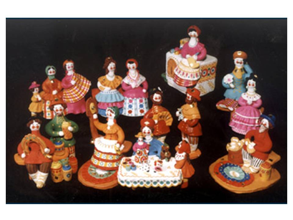 Лепка дымковской игрушки