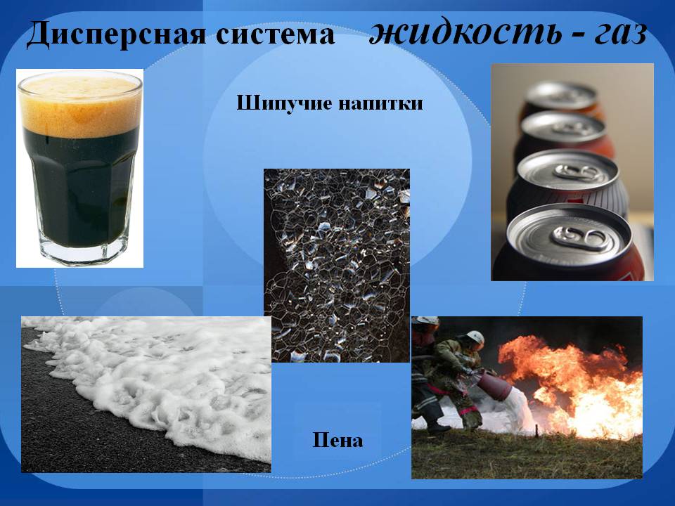 Дисперсная система жидкость - газ