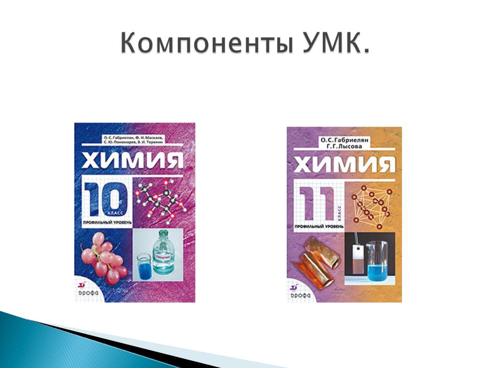 Компоненты УМК