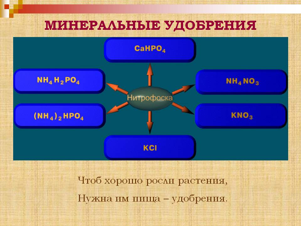 Минеральные удобрения