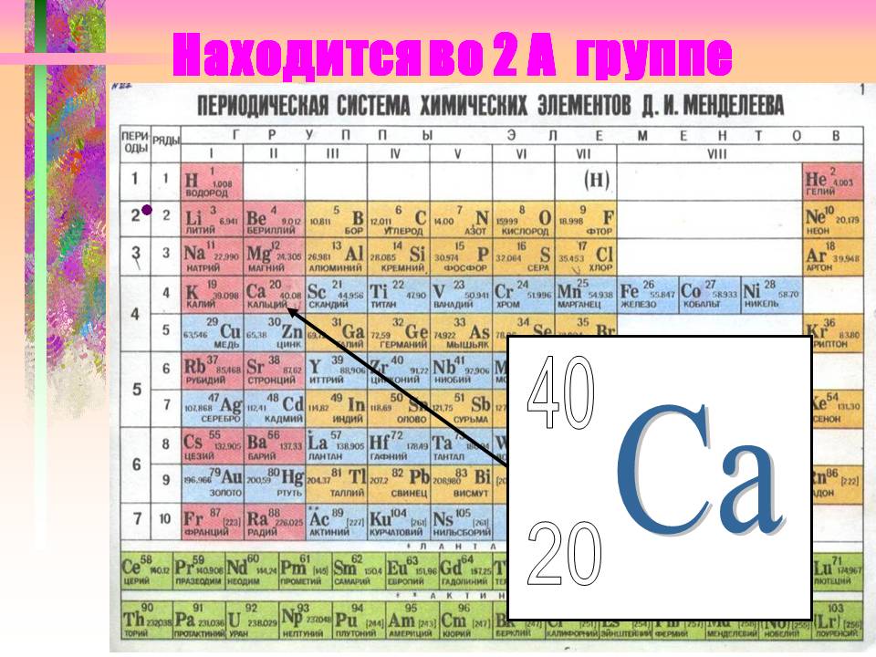 Находится во 2 А группе