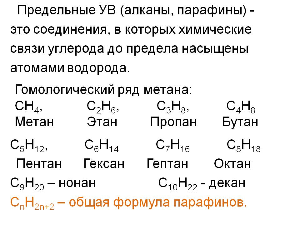 Предельные УВ