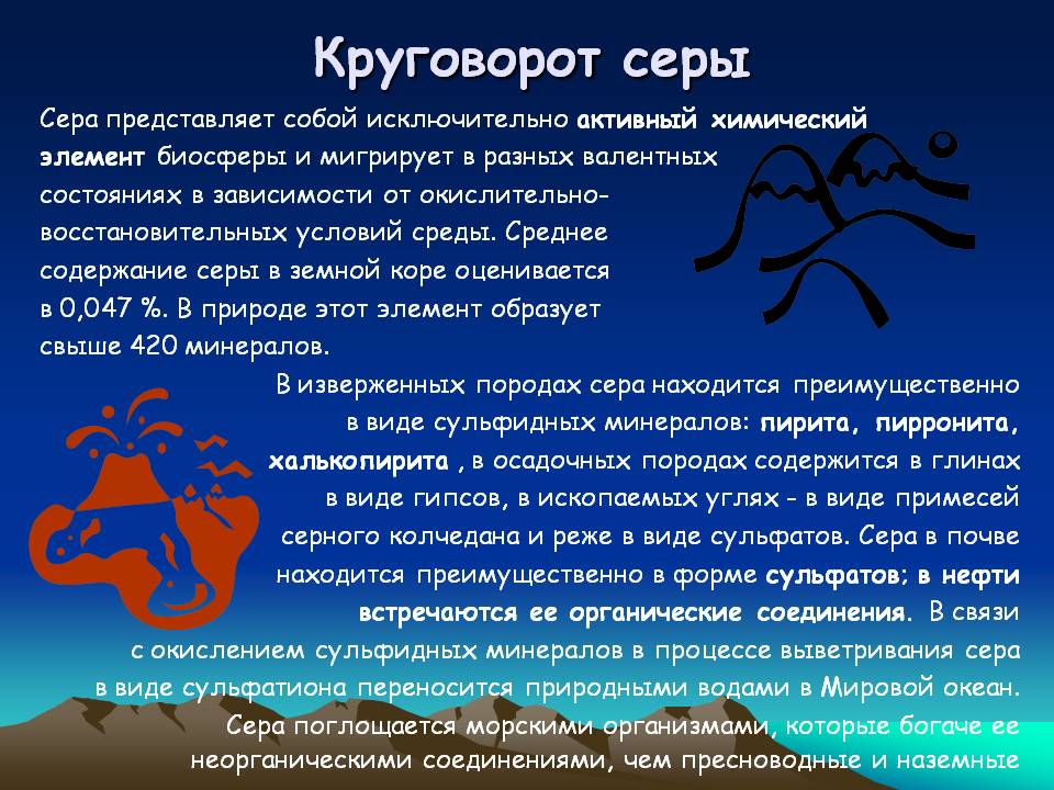 Круговорот серы
