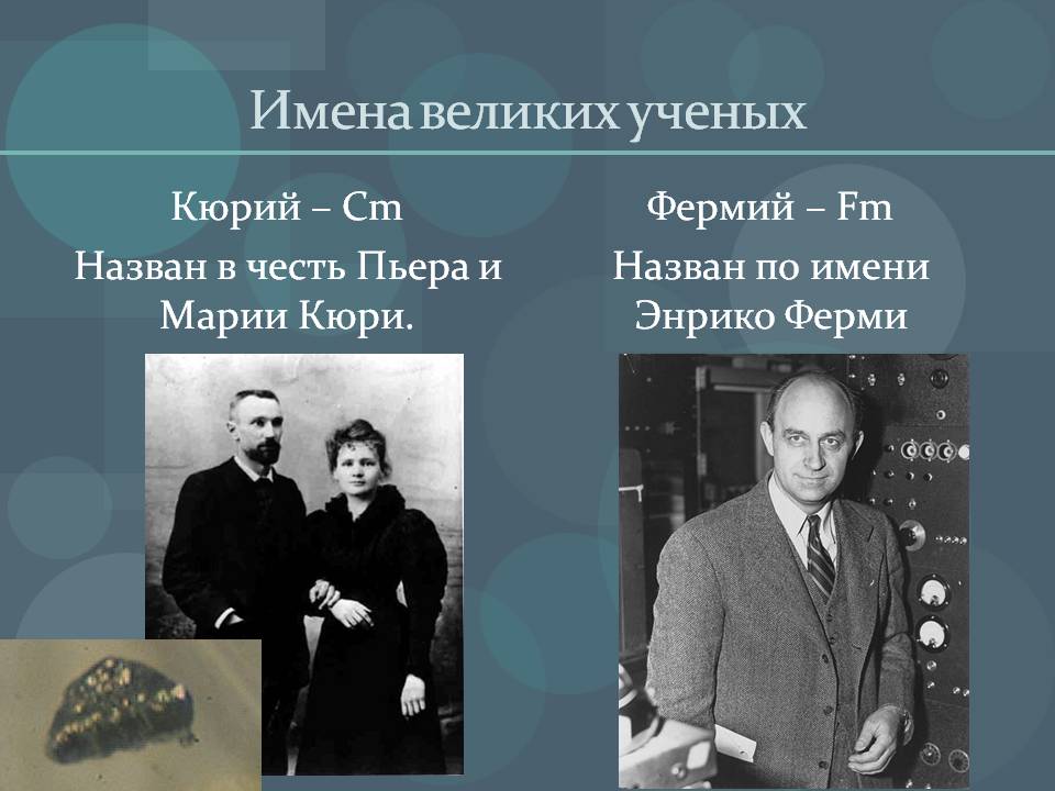 Имена великих ученых