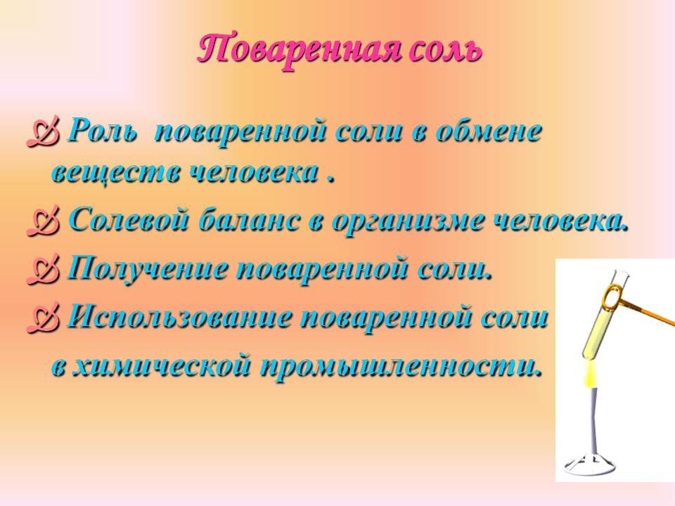 Поваренная соль