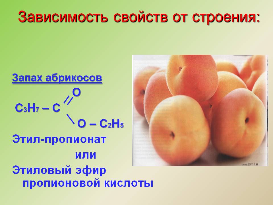 Запах абрикосов