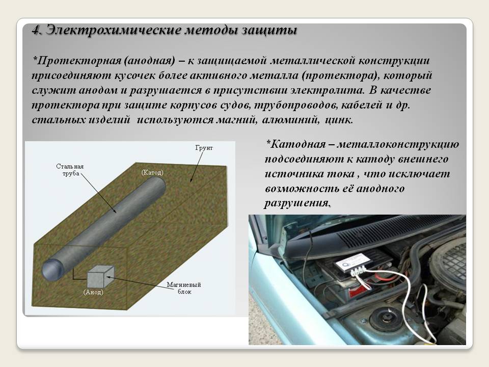 Электрохимические методы защиты