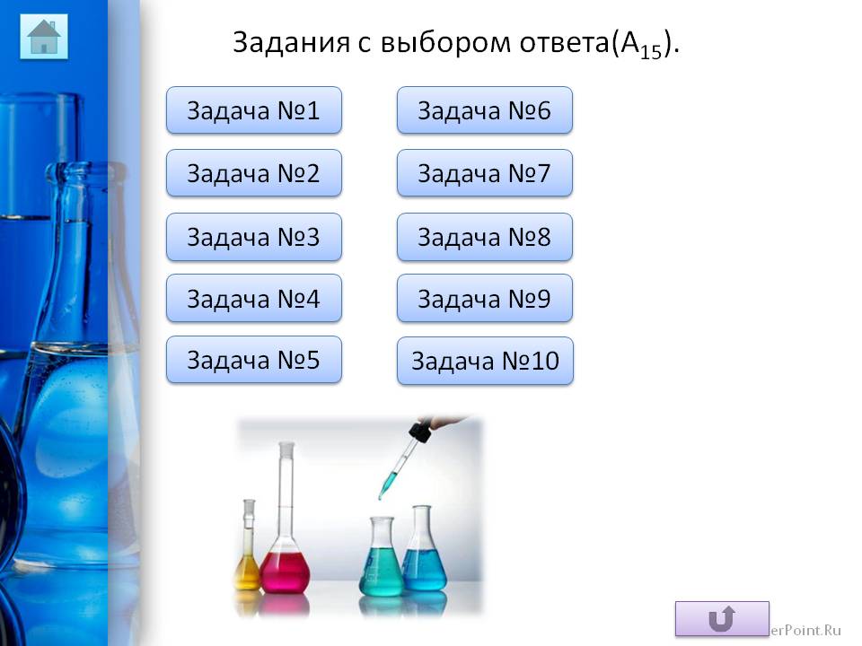 Задания с выбором ответа