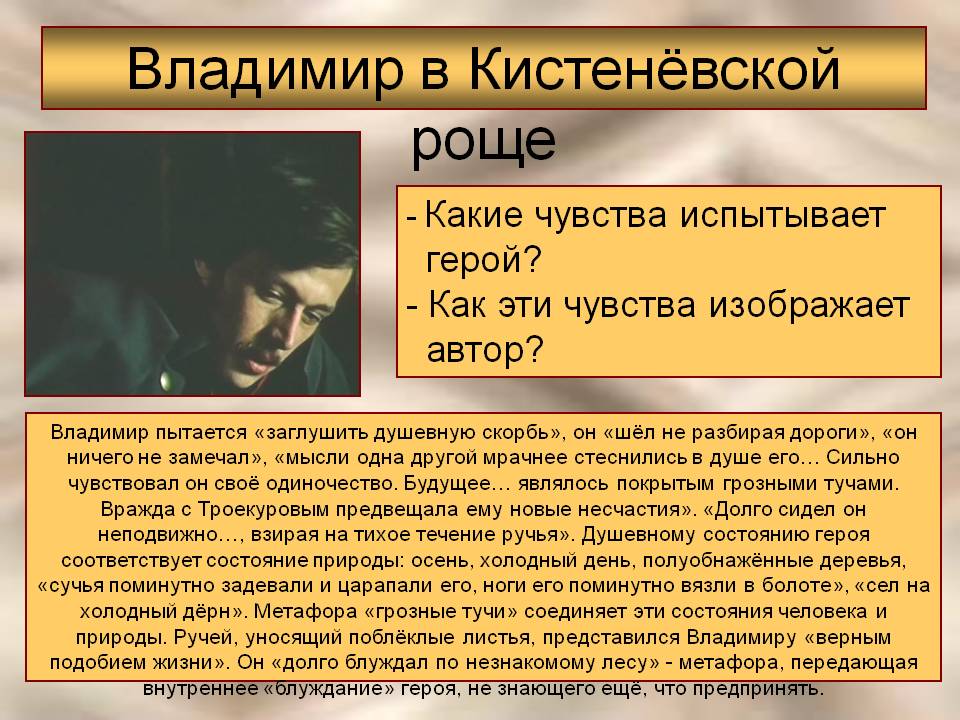Владимир в Кистенёвской роще