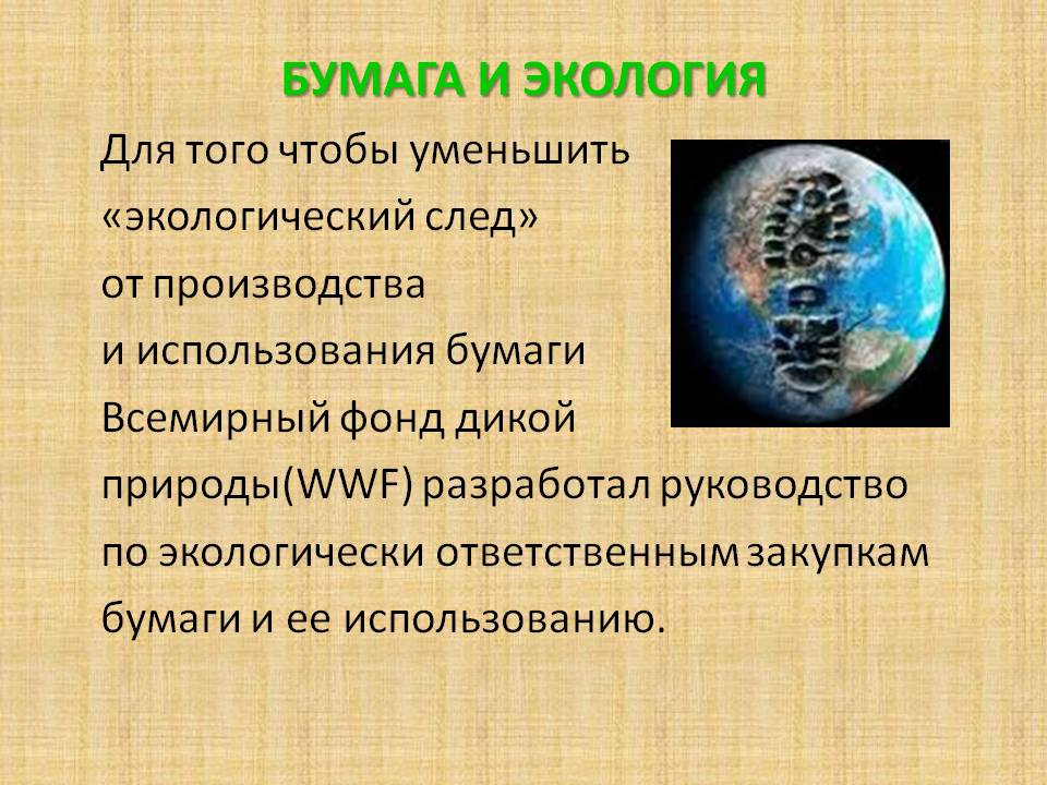 Экологический след