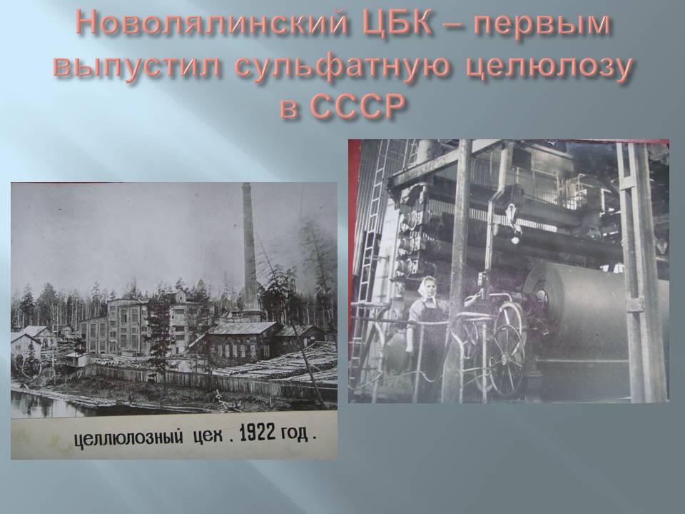 Новолялинский ЦБК – первым выпустил сульфатную целюлозу в СССР