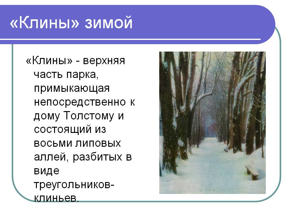 «Клины» зимой
