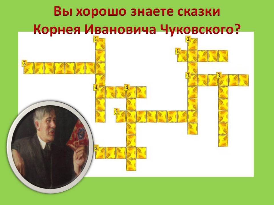 Вы хорошо знаете сказки Корнея Ивановича Чуковского