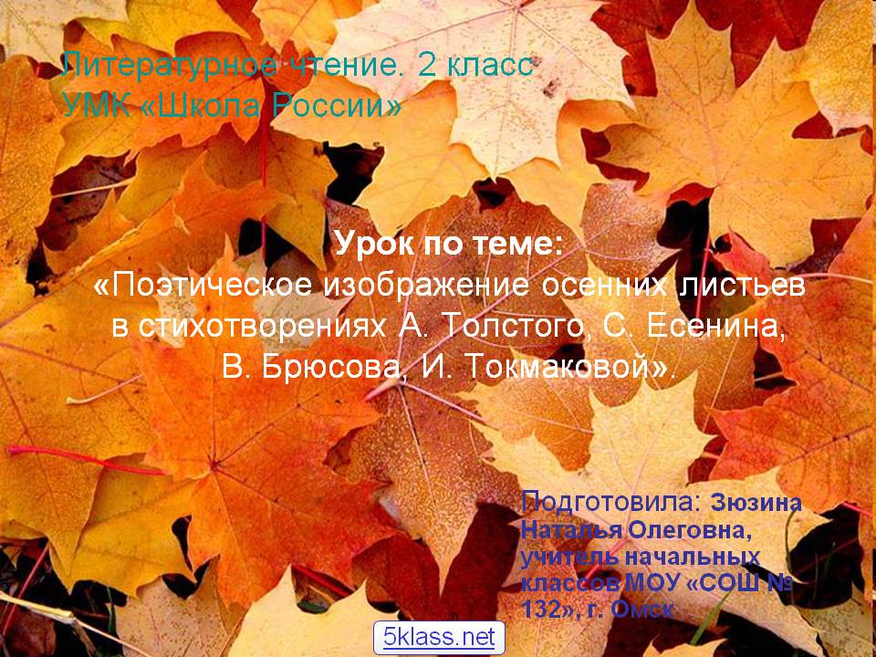 Литературное чтение