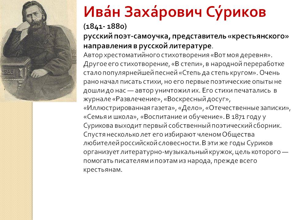 Иван Захарович Суриков