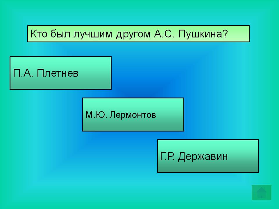 Кто был лучшим другом А.С. Пушкина