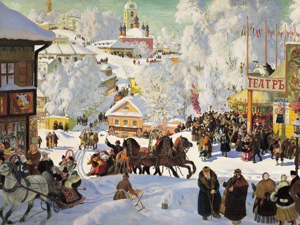 Сочинение по картине «Масленица»