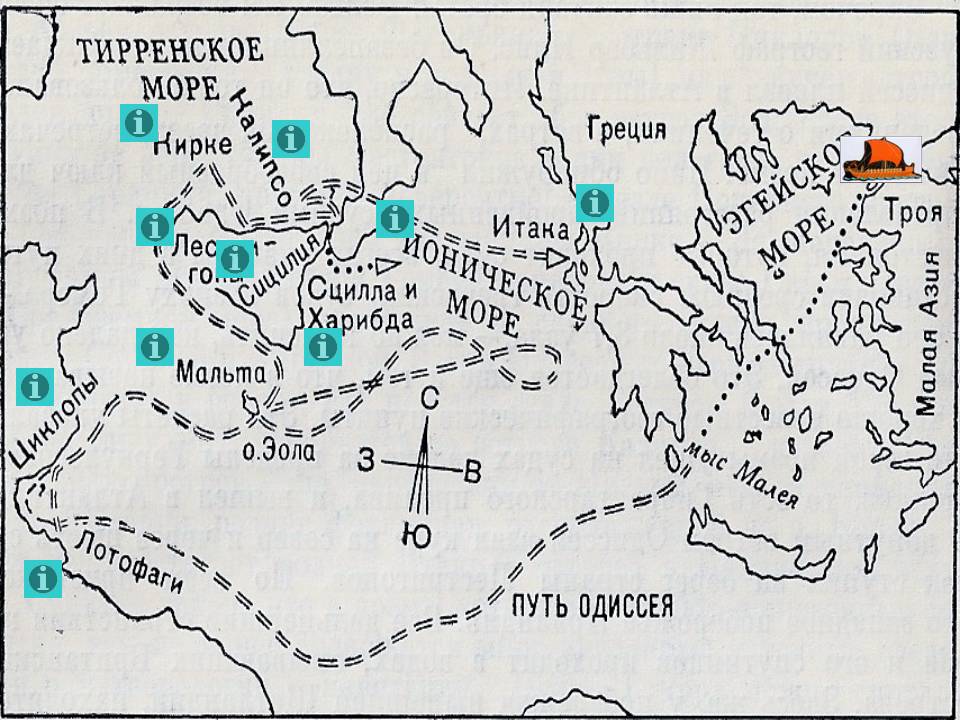 Содержание «Одиссеи»