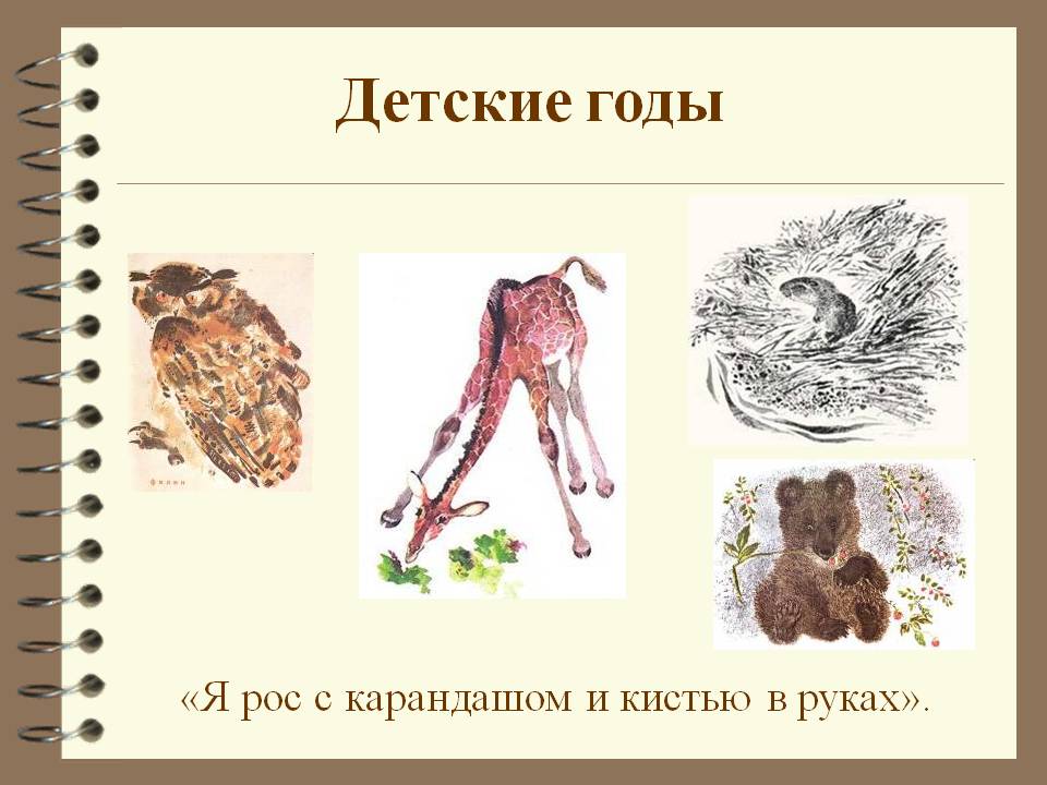 Детские годы