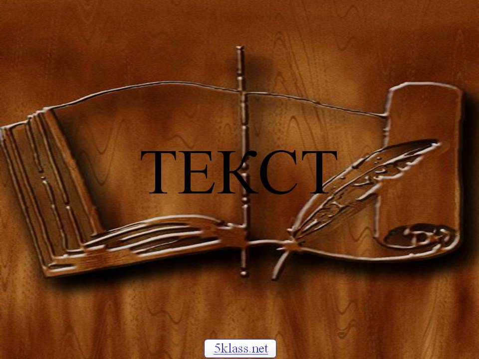 Текст
