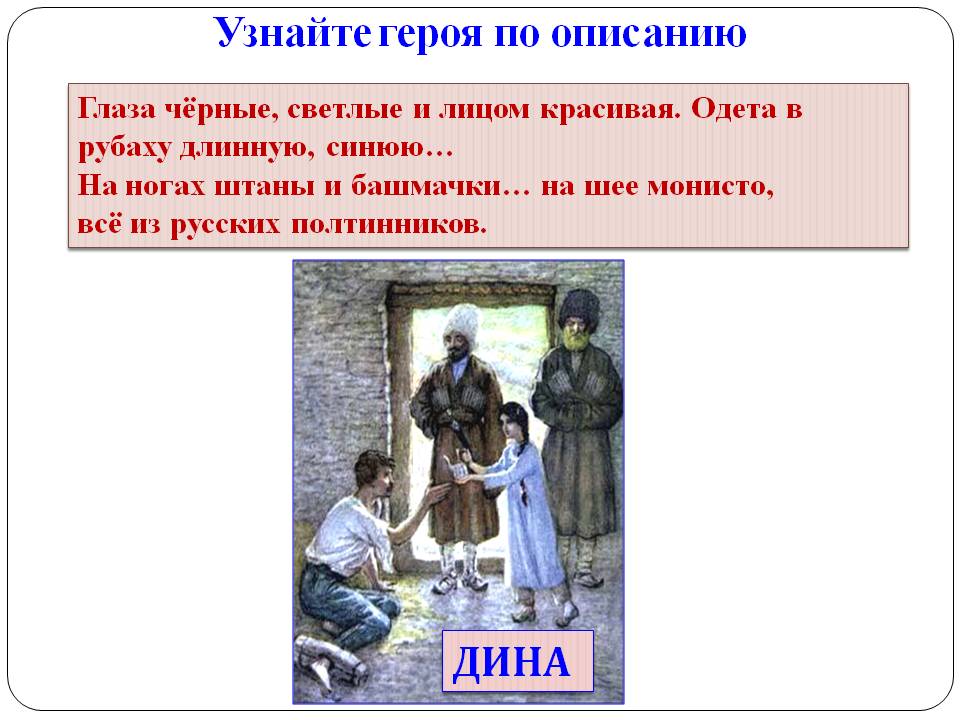 Узнайте героя по описанию