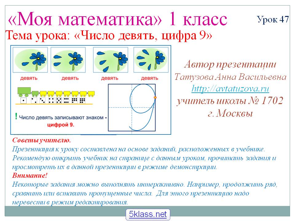 Число девять, цифра 9