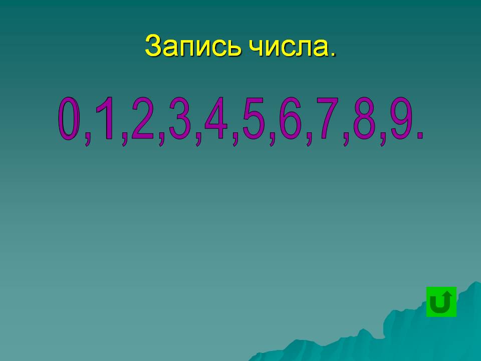 Запись числа