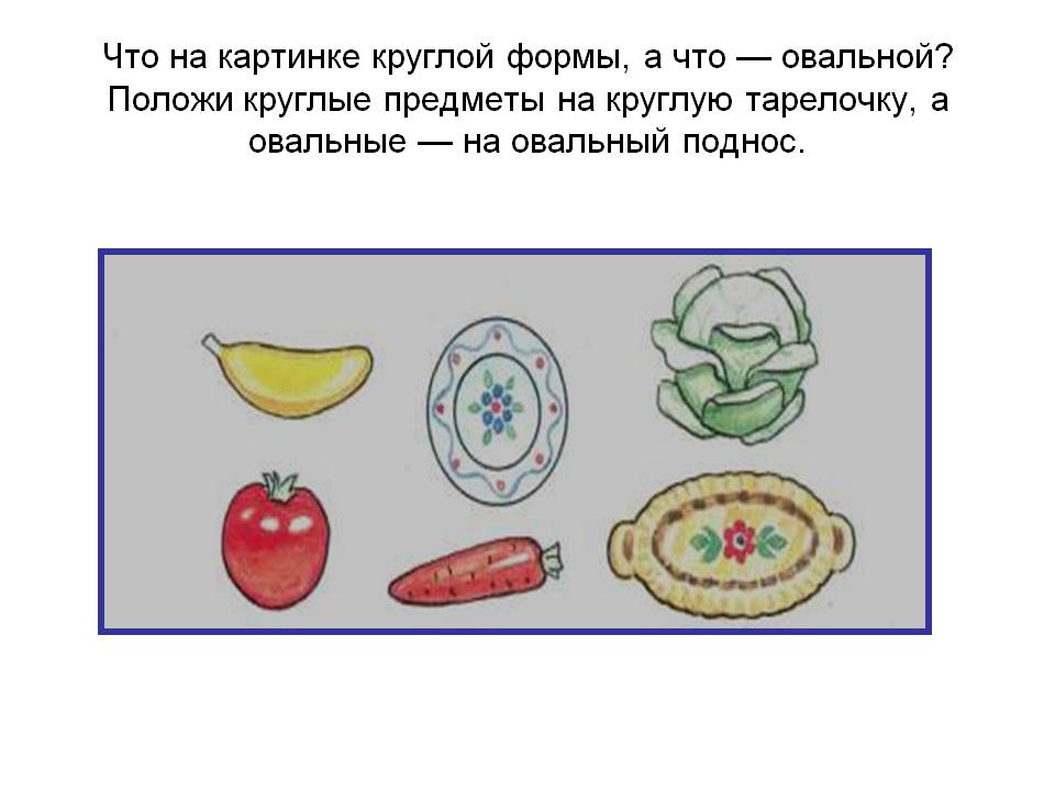 Что на картинке круглой формы, а что — овальной