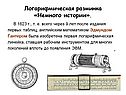 Первая логарифмическая линейка