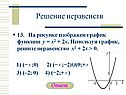 «Квадратичная функция» алгебра