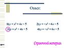 Y = x2 + 4x