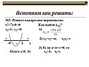 Решите квадратное неравенство