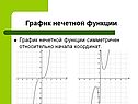 График нечетной функции