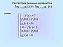 Рассмотрим решение неравенства