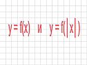 Y = f(x) и y = f(