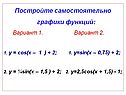 Постройте самостоятельно графики