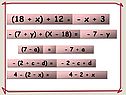 (18 + х) + 12 =