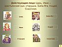 Действующие лица