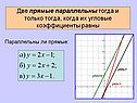 Угловые коэффициенты