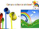 Can you colour a rainbow