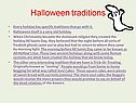 Halloween traditions