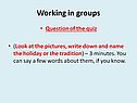 Working in groups